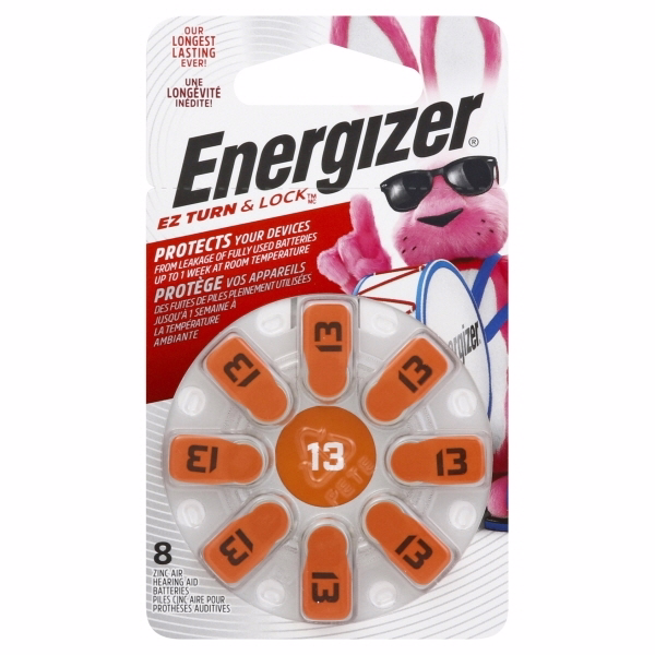 Energizer 8-pack Size 13 Hearing Aid Batteries