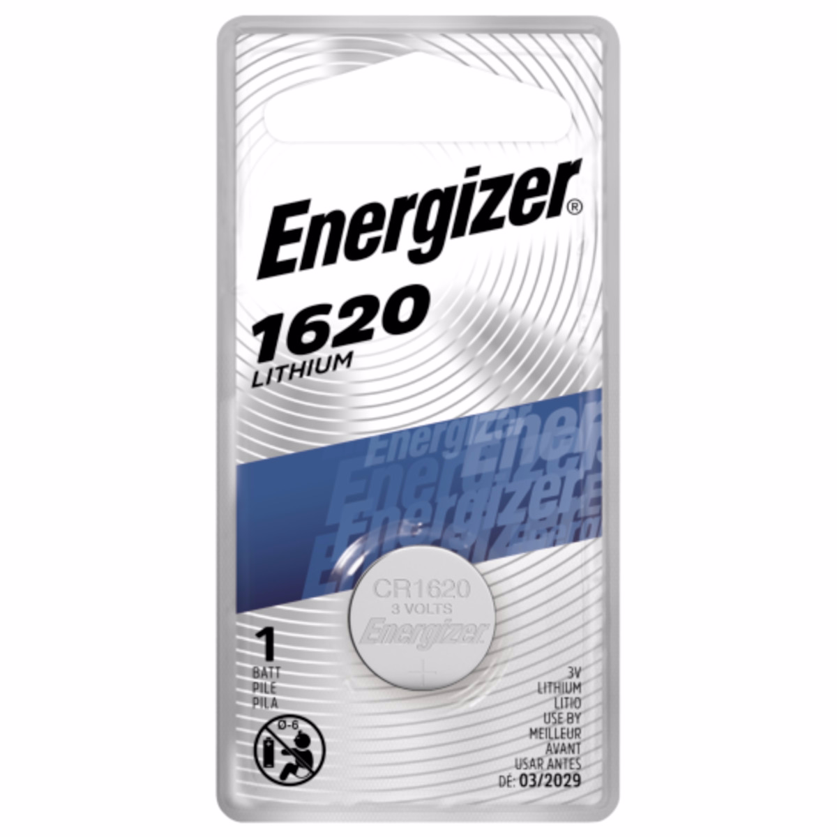 Energizer Coin Cell,1620,3v