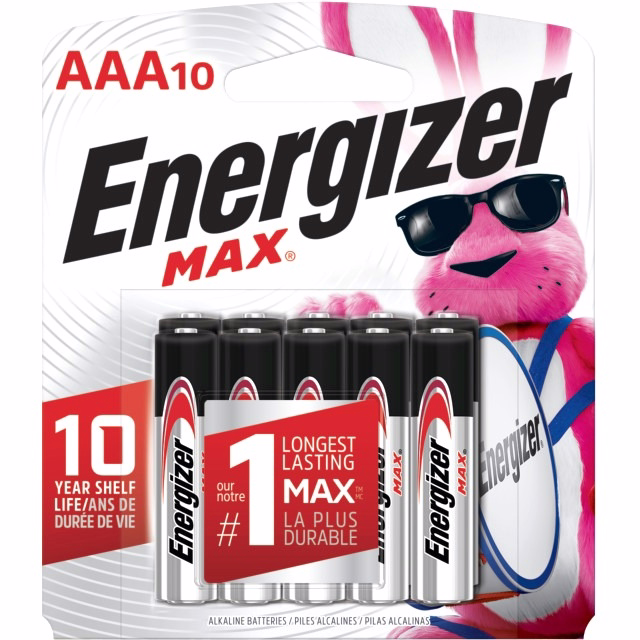 Energizer MAX AAA-10 Pack 10.0 Count