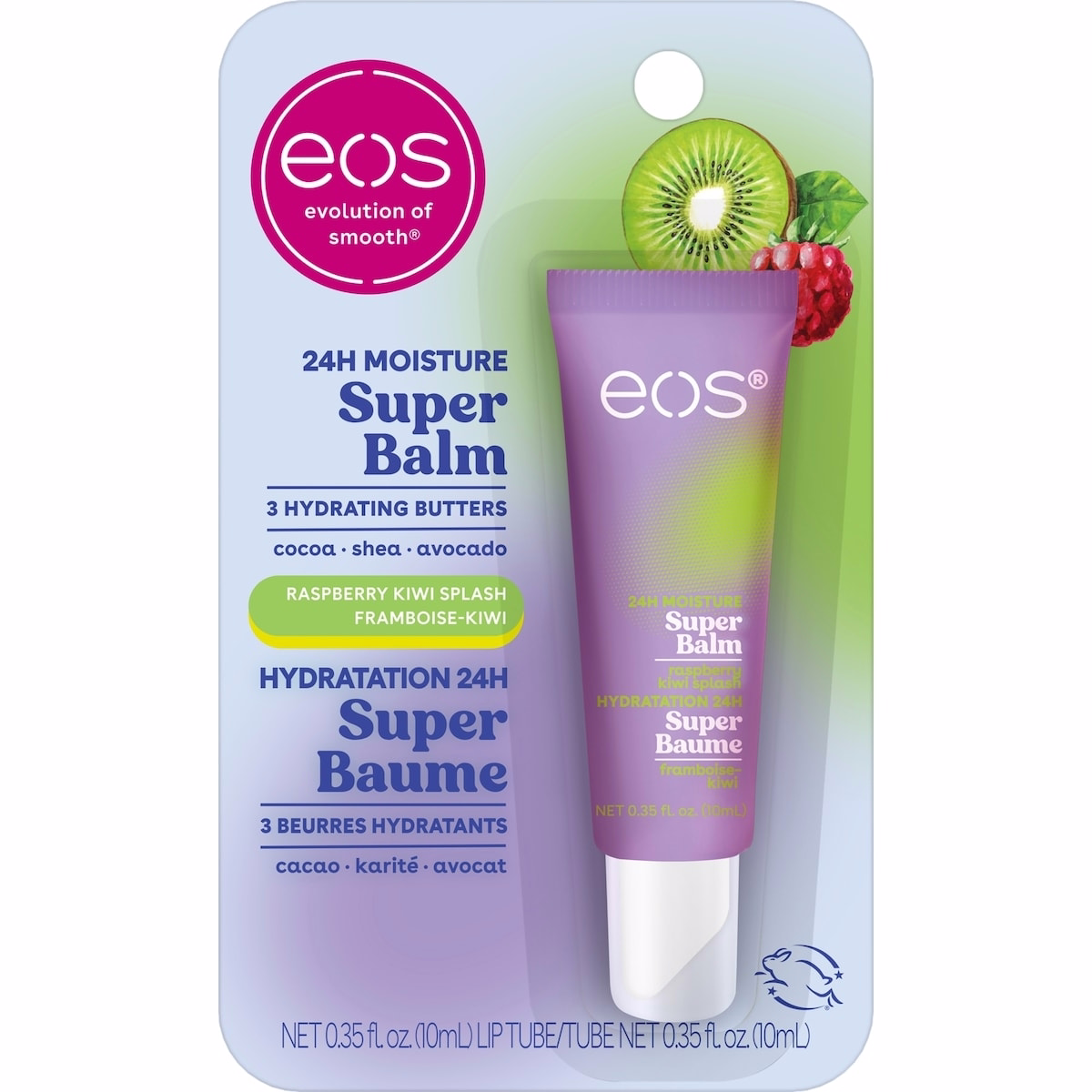 eos 24H Moisture Super Balm, Raspberry Kiwi