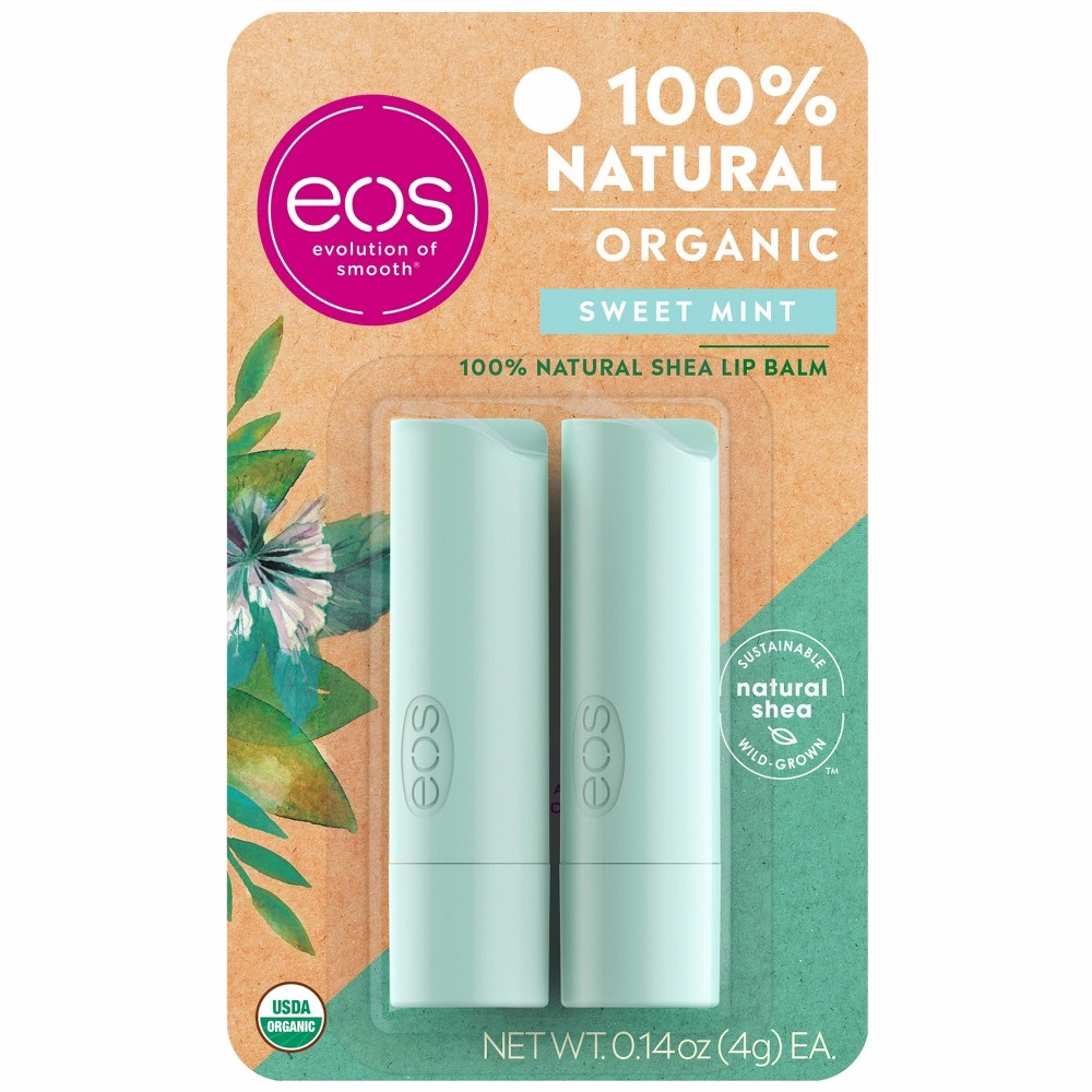 Eos Organic Stick Lip Balm Sweet Mint