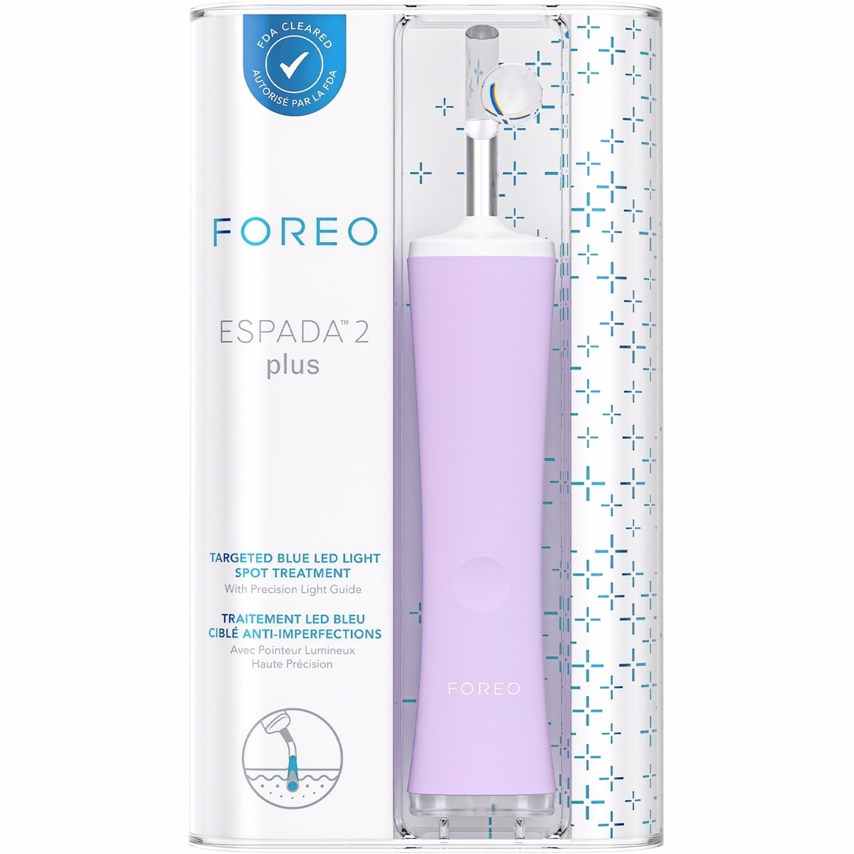 ESPADA™ 2 plus Lavender Targeted Blue LED Light Acne Treatment