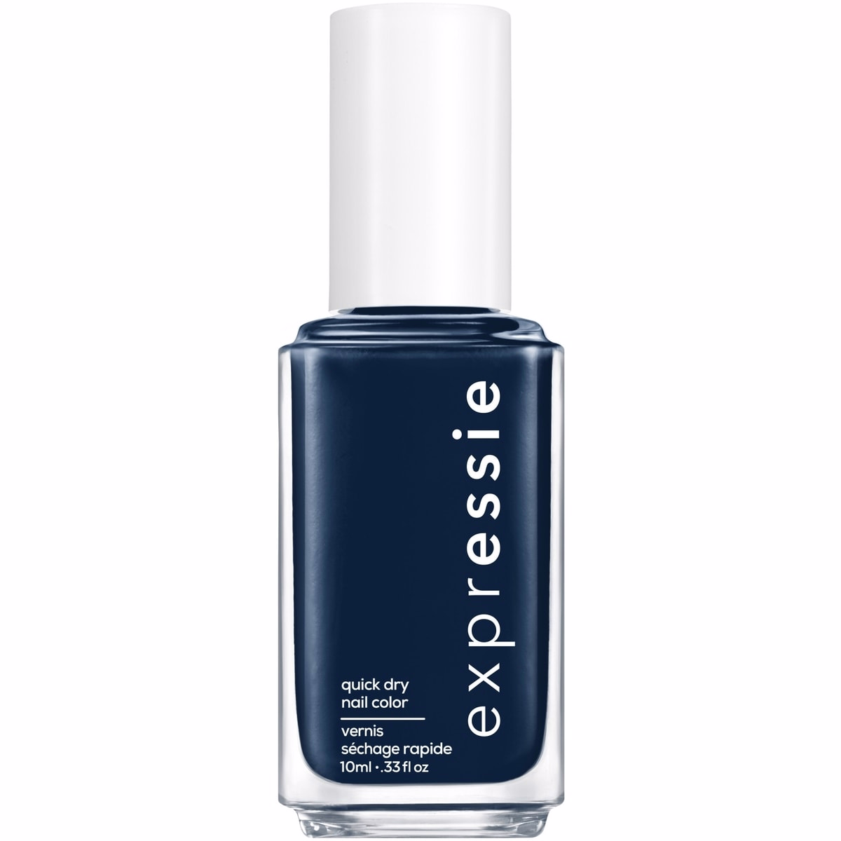 Essie Expressie™ 비건 퀵드라이 네일 폴리시, 8-Free 포뮬러, Feel the Hype, 네이비 블루, 10 ml