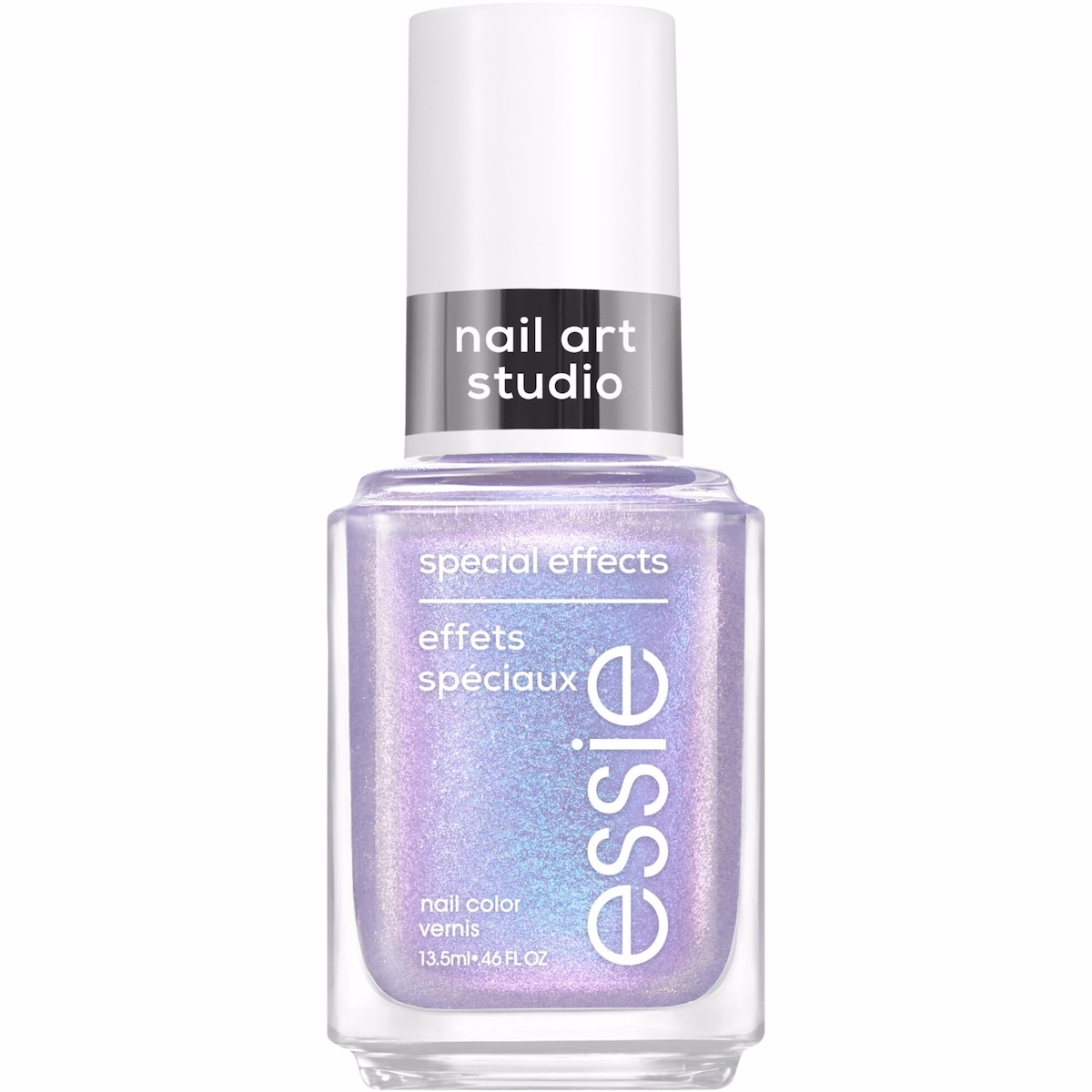 Essie 네일 아트 스튜디오 스페셜 이펙트 네일 폴리시, 비건, 살롱급 포뮬라, 픽셀 펄 마감, 에테리얼 이스케이프, 보라색, 13.5 mL