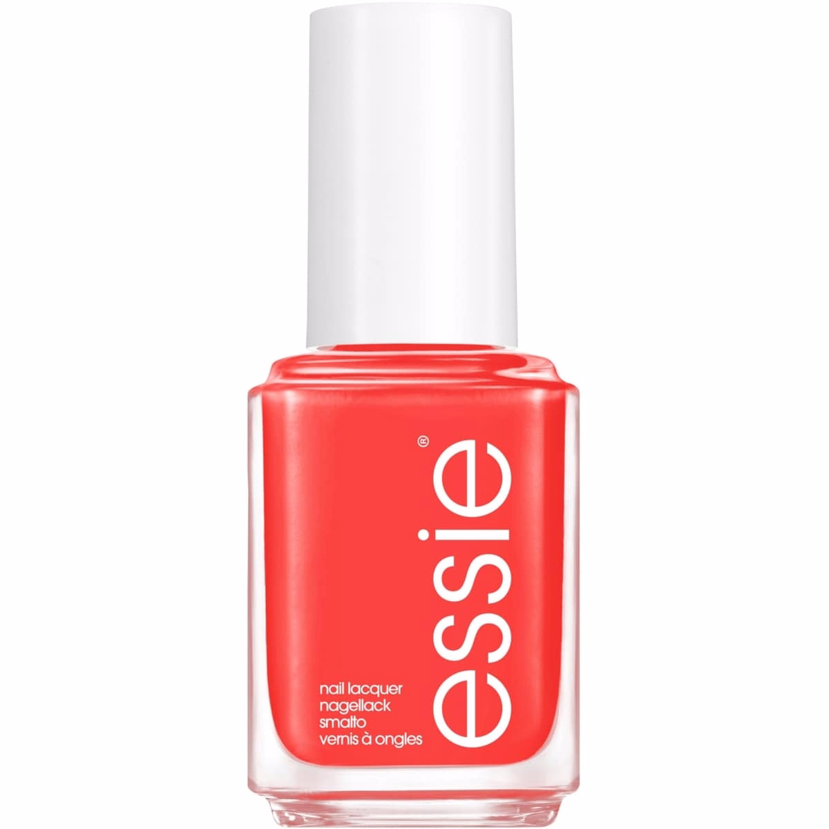 essie nail polish, handmade with love, red, 13.5ml