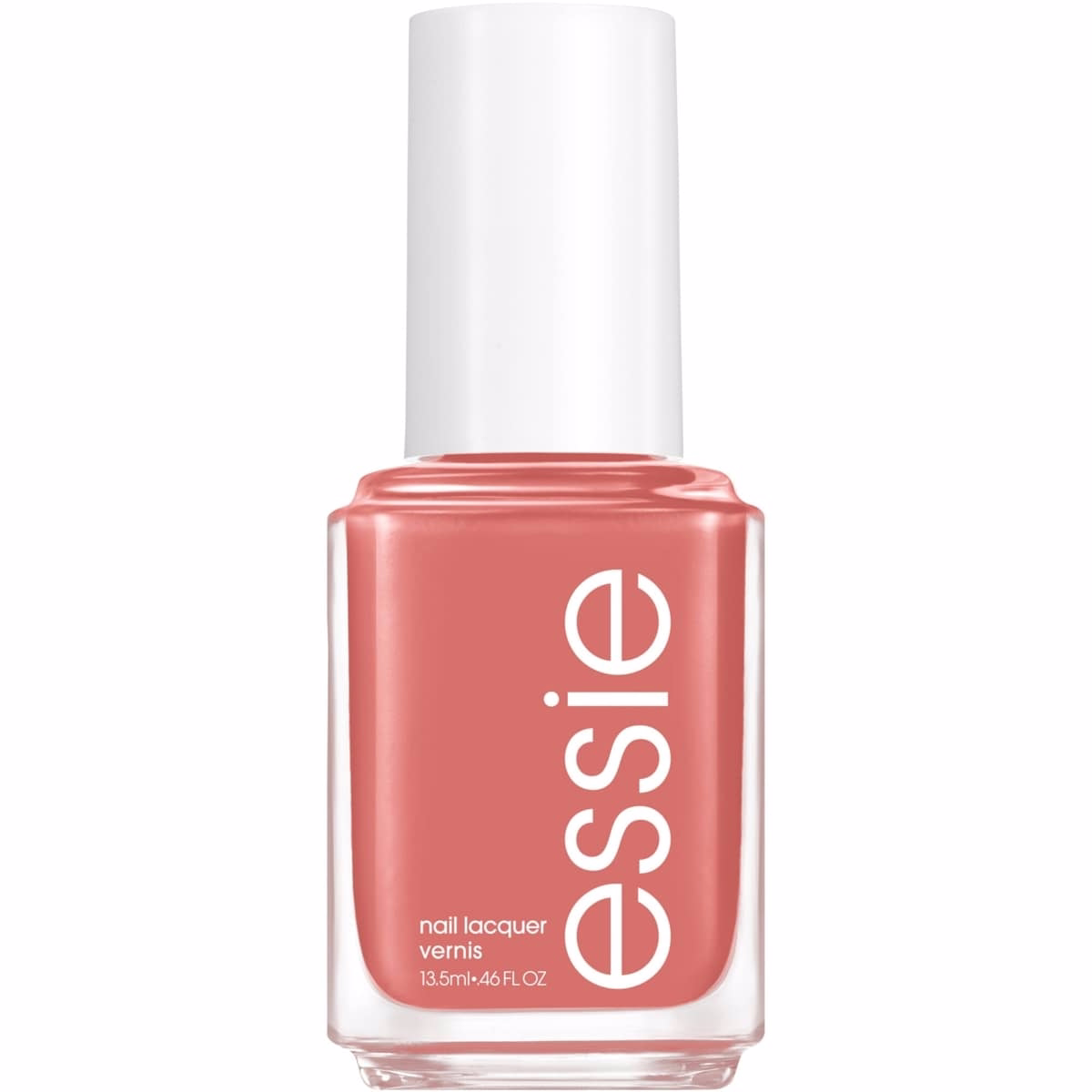 essie nail polish, vegan, glossy shine finish, salon quality formula, never basic, nude pink, 13.5 ml