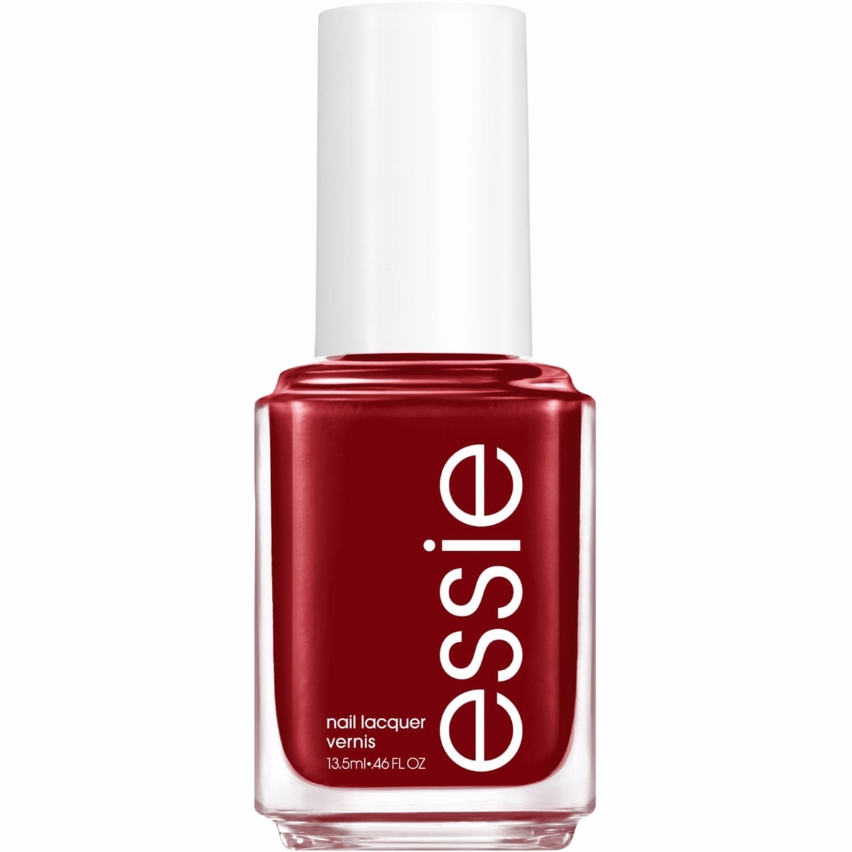 essie 네일 폴리시, 비건, 글로시 샤인 피니시, 살롱 품질 포뮬라, 일시적 유행이 아니다, 다크 레드, 13.5 ml