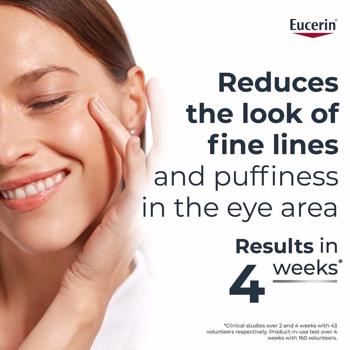 Eucerin Crème pour les yeux Anti‑rides, lissage à l’acide hyaluronique, tous types de peau, 15 mL