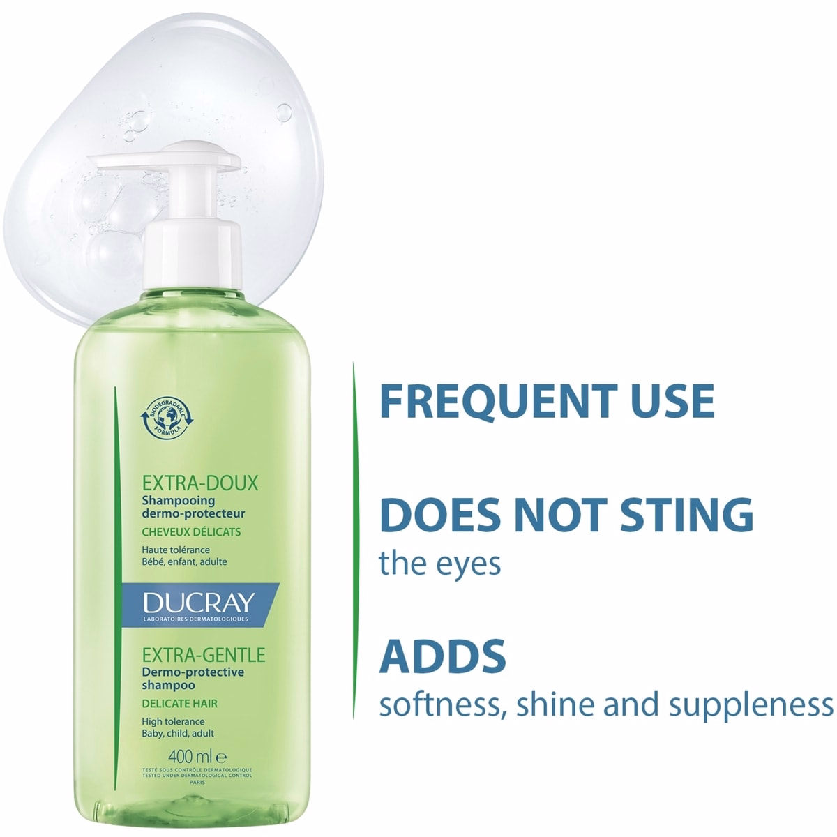 Extra-gentle shampoo dermo-protective NEW FORMULA