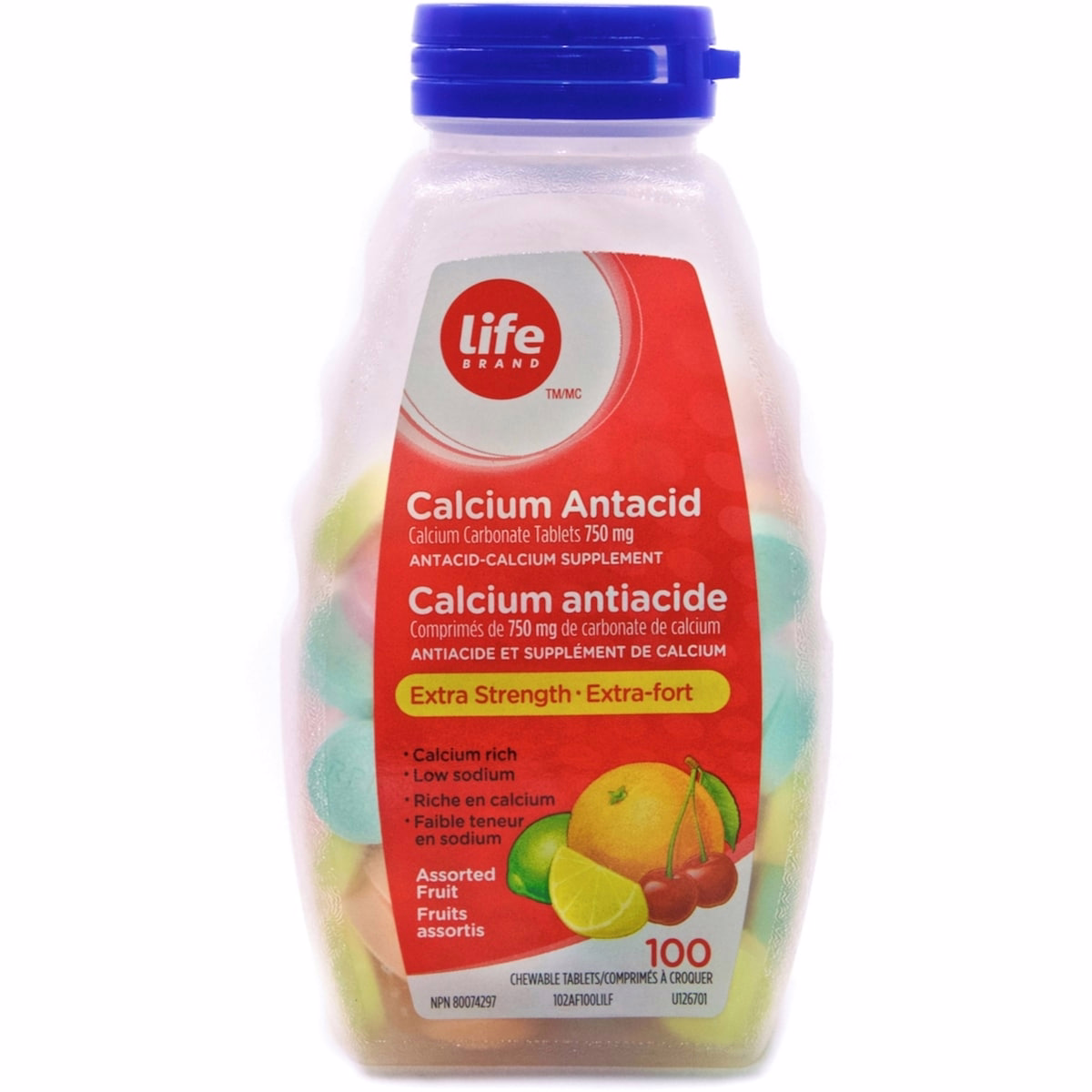 Extra Strength Calcium Antacid Assorted Fruit
