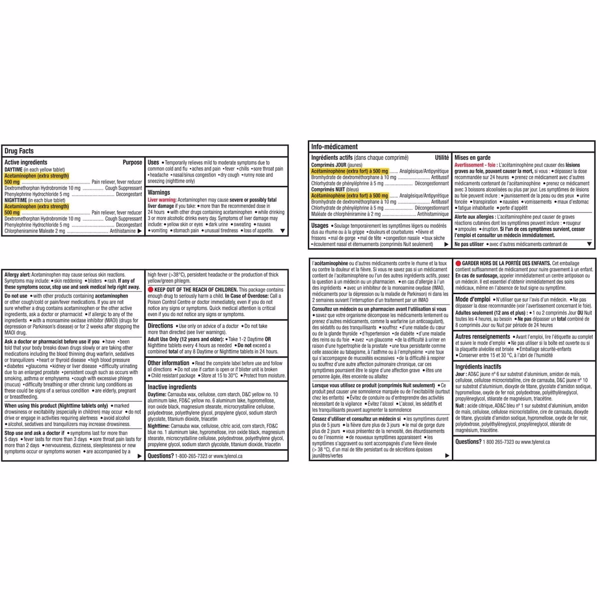 Extra Strength Cold Relief Day/Night, EZTabs Extra Strength Cold Relief Day/Night, EZTabs