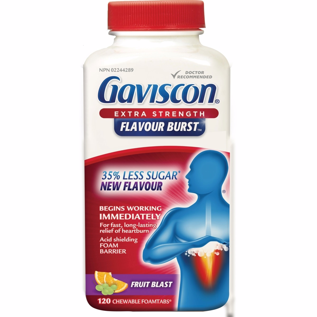 Extra Strength Flavour Burst Tablet