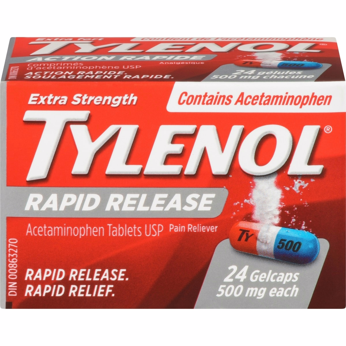 Tylenol 초강력 진통제 500mg
