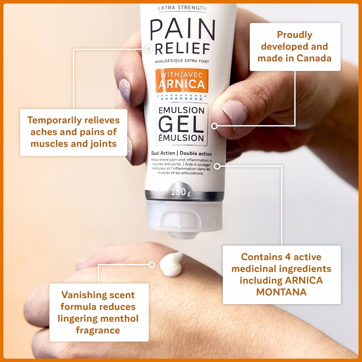 Extra Strength Pain Relief Gel with Arnica