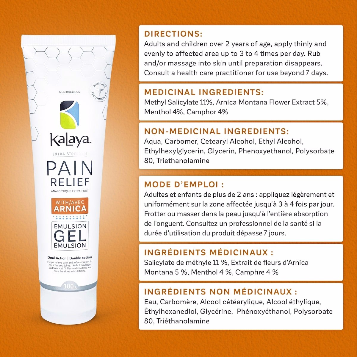 Extra Strength Pain Relief Gel with Arnica Extra Strength Pain Relief Gel with Arnica