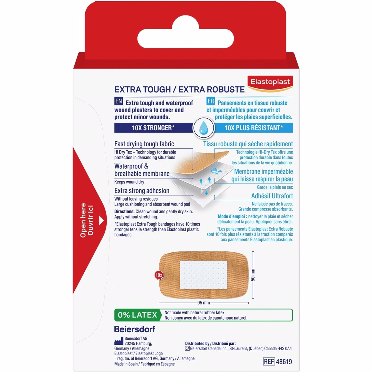 Waterproof and tough fabric