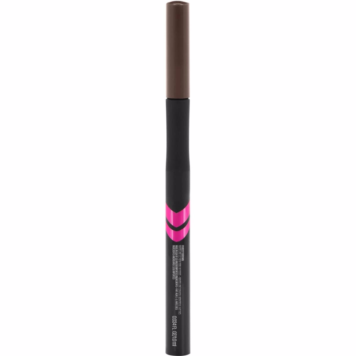 Maybelline Eye Studio Master Precise 液態眼線筆，防水防暈染，持妝長達 12 小時，線條精準且定義分明。