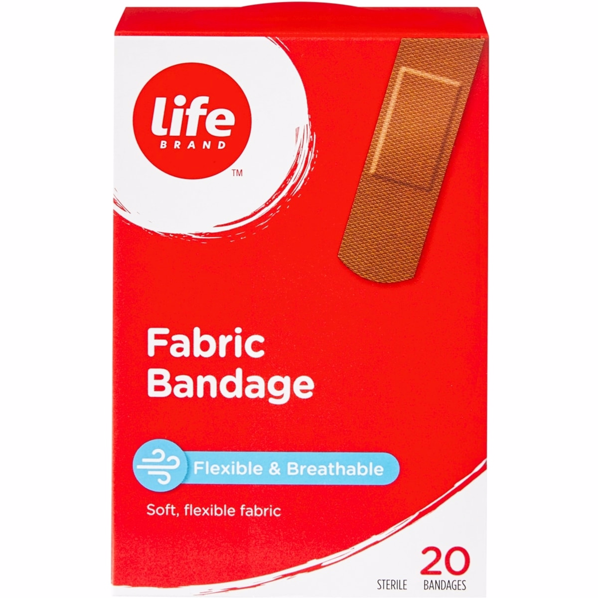 Life Brand 布料創口貼 輕型 20 片