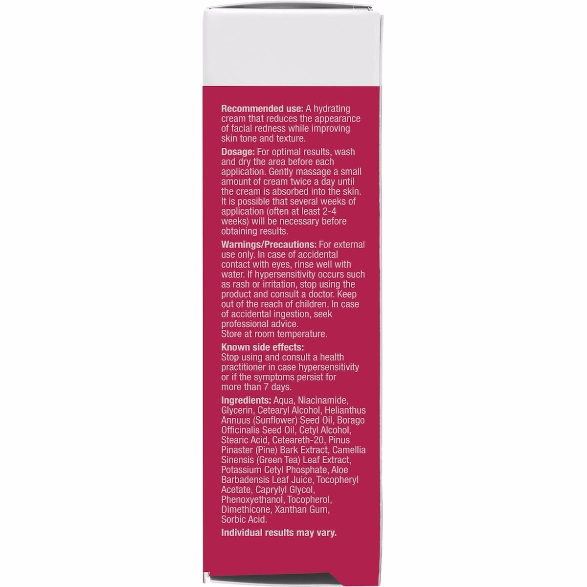 Facial Redness Cream