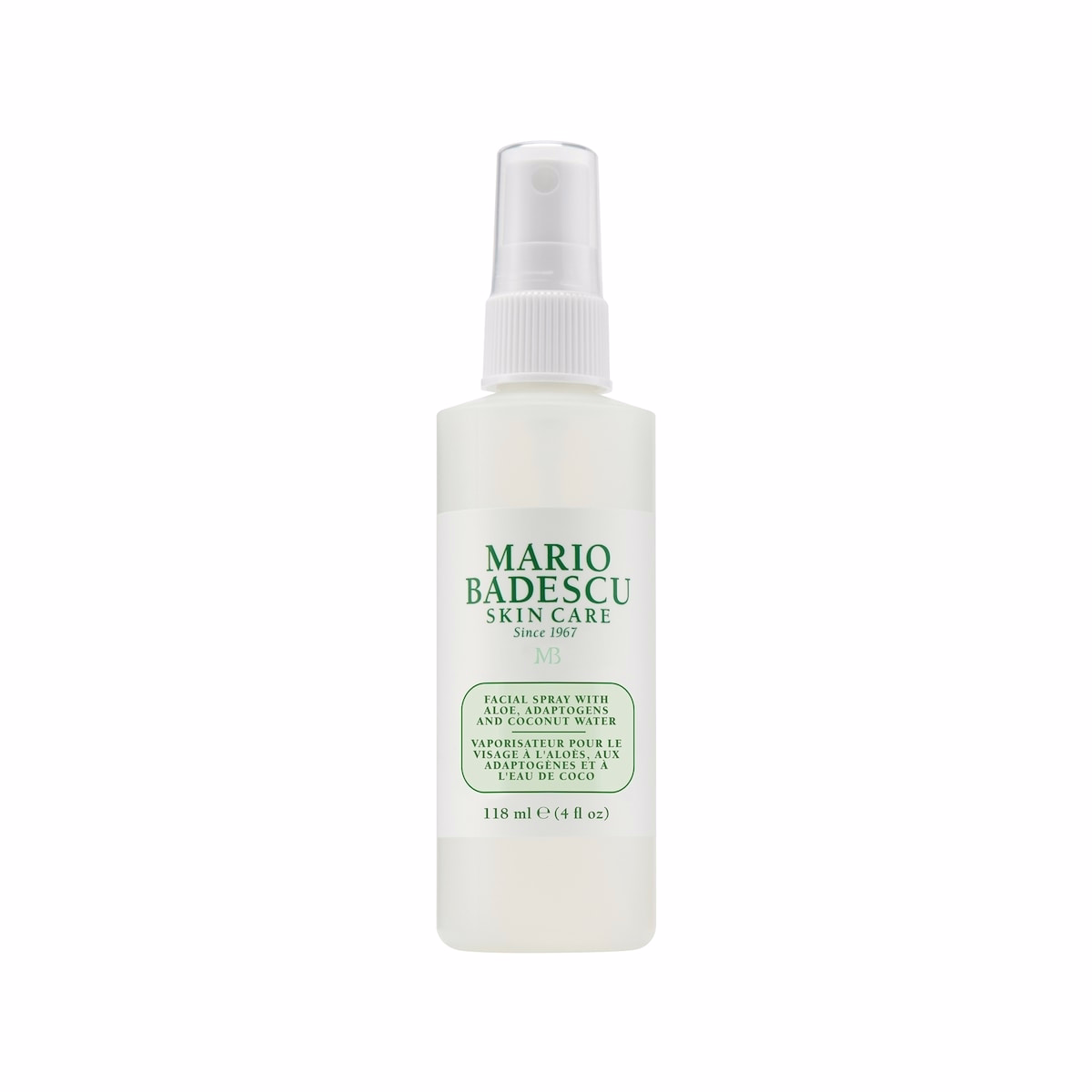 Facial Spray with Aloe, Adaptogens & Coconut Water 118ml