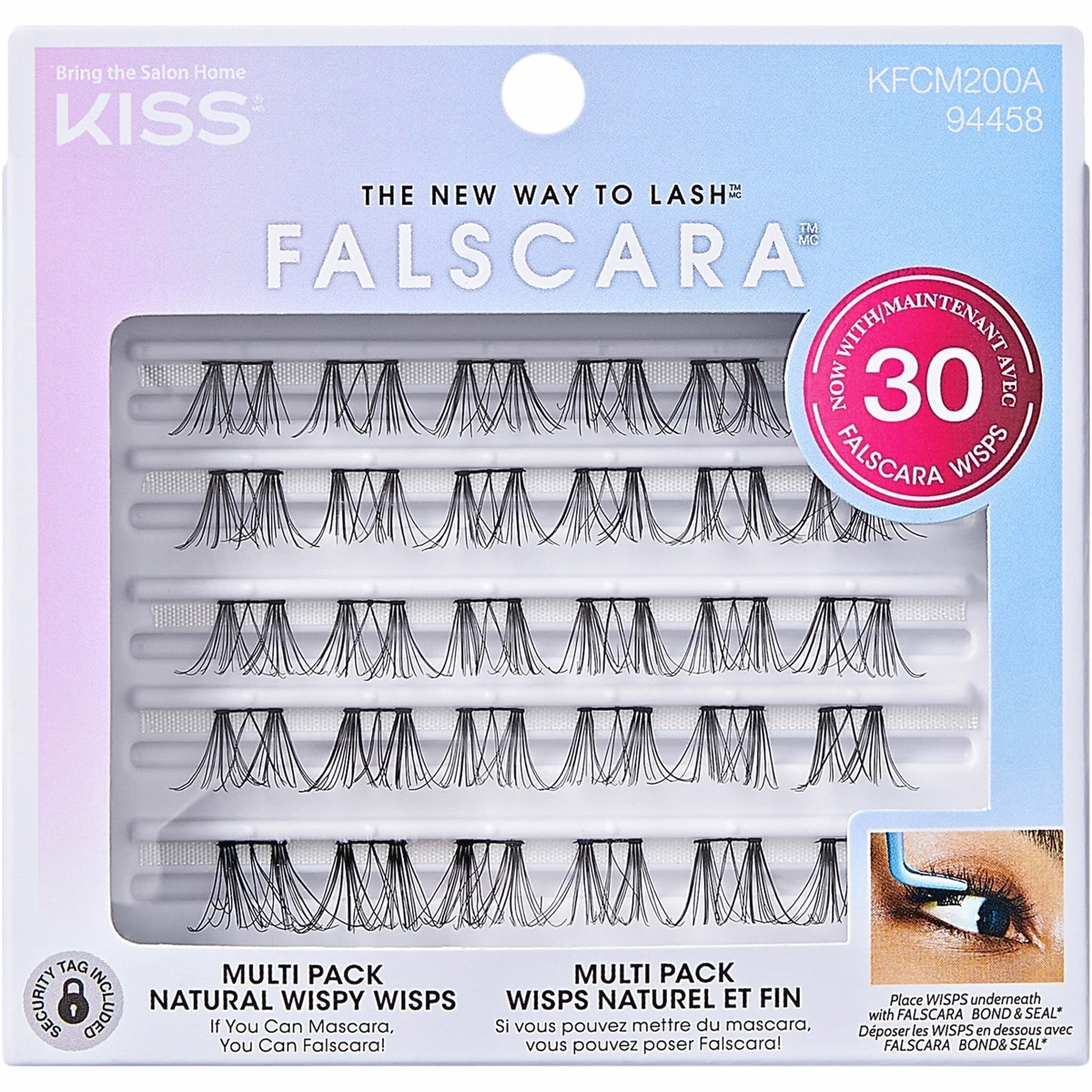 FALSCARA Collection DIY Eyelash Extensions Multipack, Natural Wispy Wisps