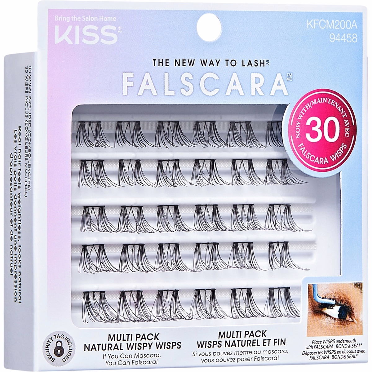 FALSCARA Collection DIY Eyelash Extensions Multipack, Natural Wispy Wisps