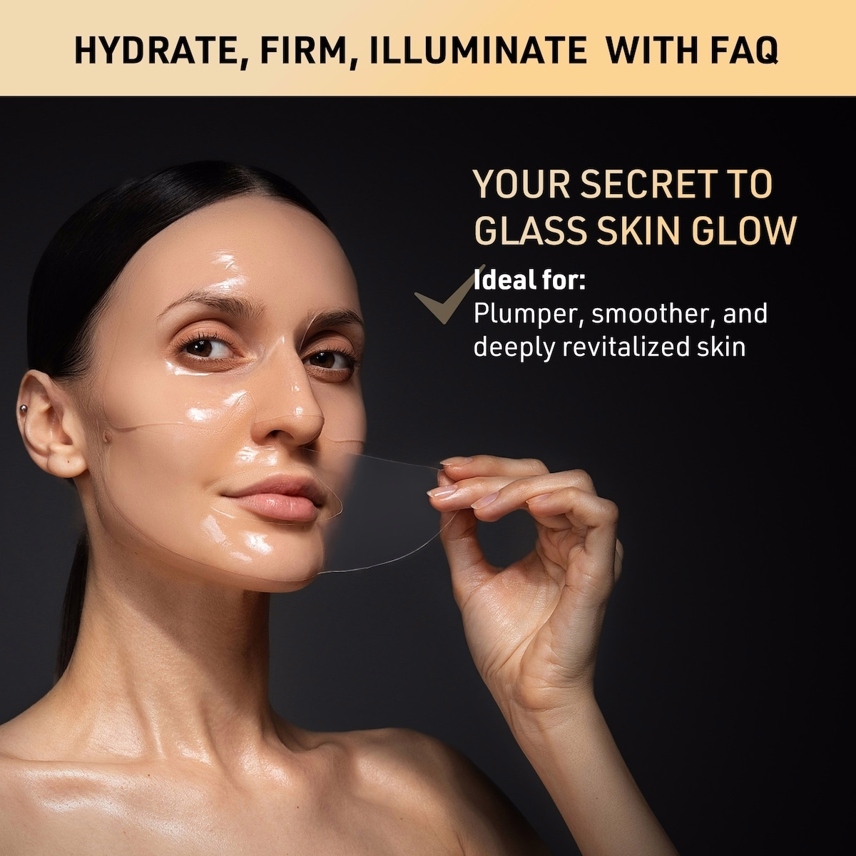 FAQ™ Masques Hydrogel pour Peau de Verre 5 Pack