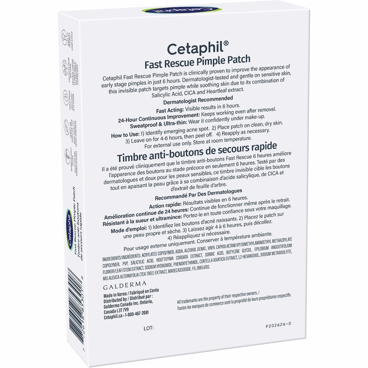 Fast Rescue Pimple Patches 24ct