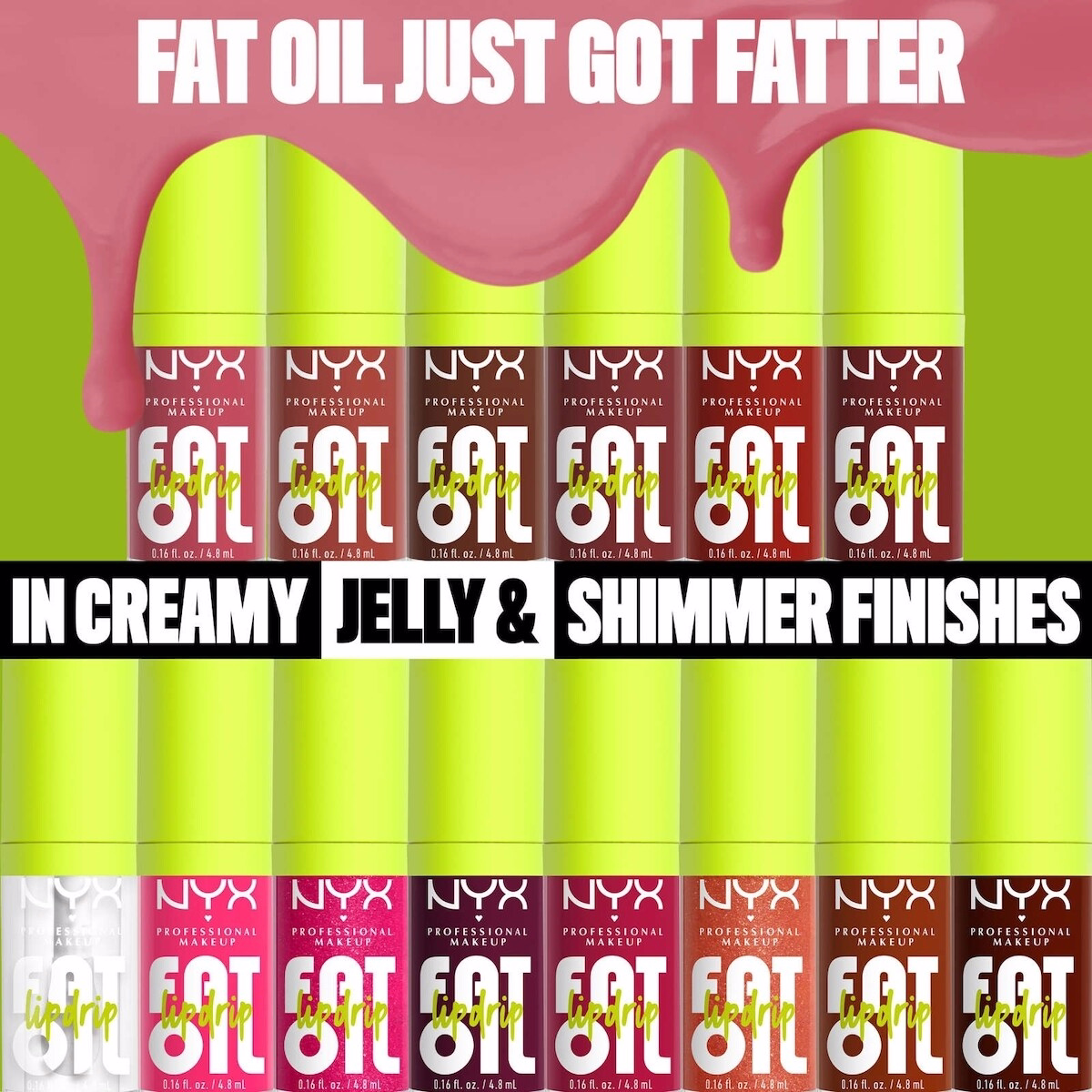 Fat Oil Lip Drip, Lip Gloss, 12 HR Hydration, Non-sticky, High Shine Finish, Comfortable wear, Vegan Formula Fat Oil Lip Drip, Lip Gloss, 12 HR Hydration, Non-sticky, High Shine Finish, Comfortable wear, Vegan Formula