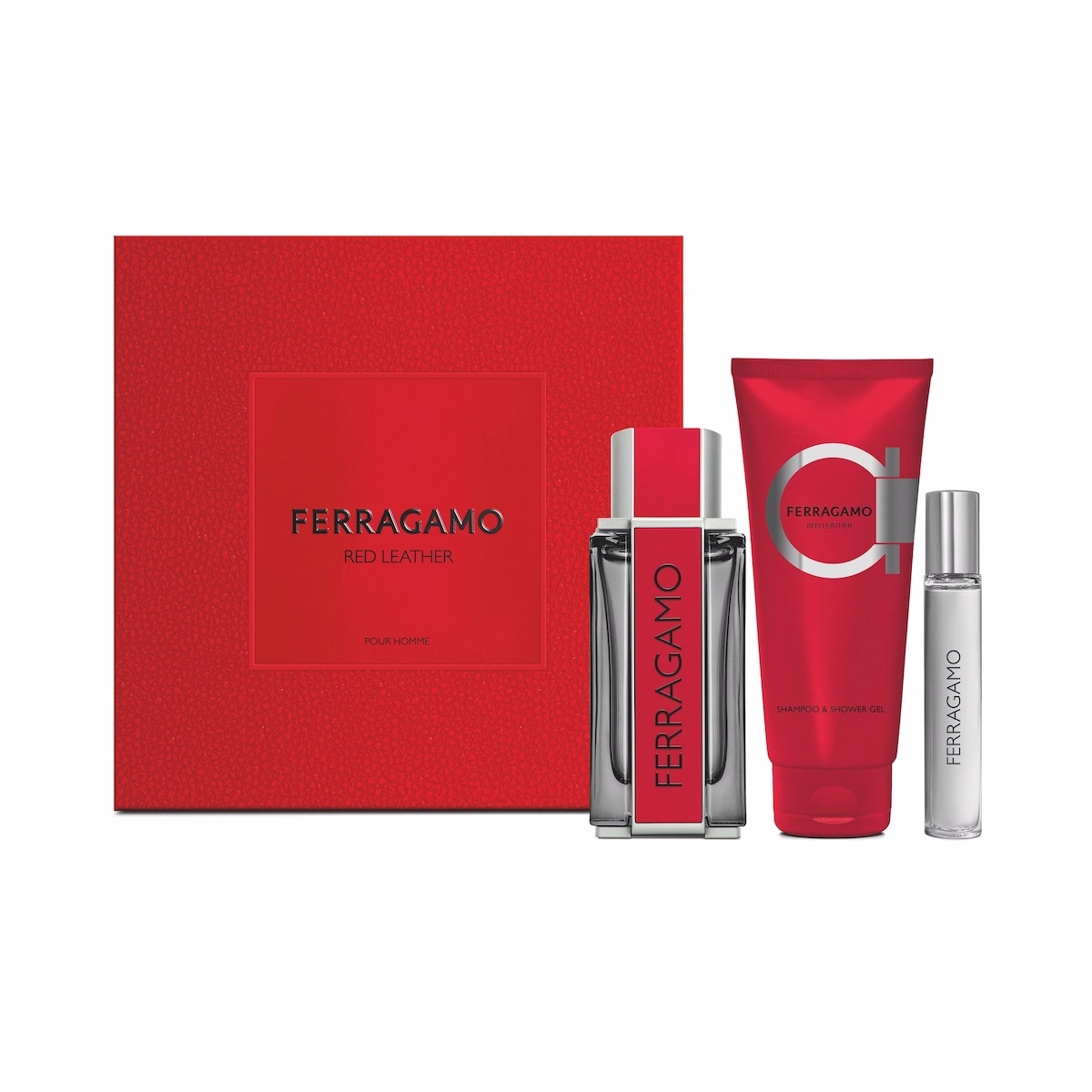 Ferragamo Red Leather Eau de Parfum Giftset