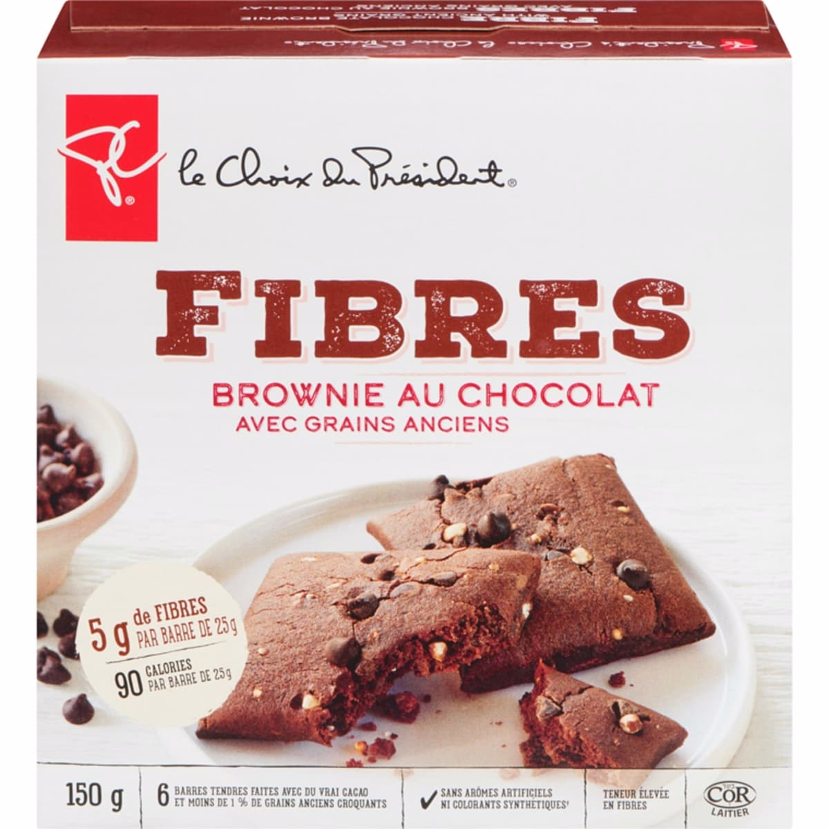 Fibre Chocolate Brownie Bars