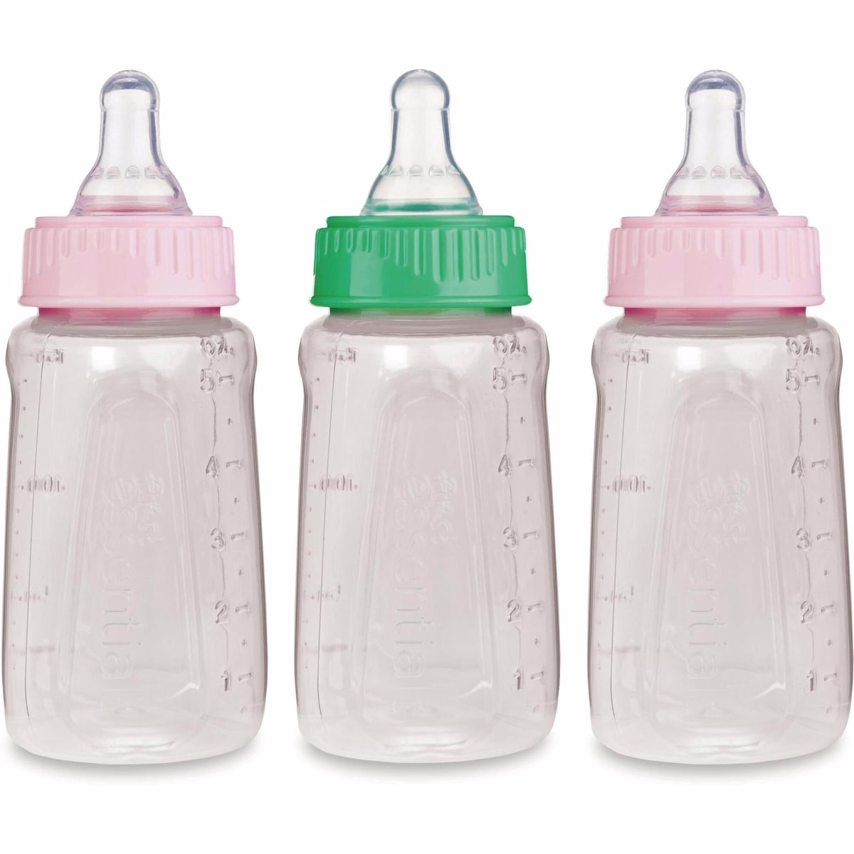 First Essentials by NUK® Clear View® Bottle 5OZ, 3PK, Slow Flow, Silicone
