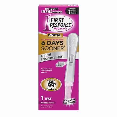 First Response Early Result Pregnancy Test, Digital 1.0 Ea