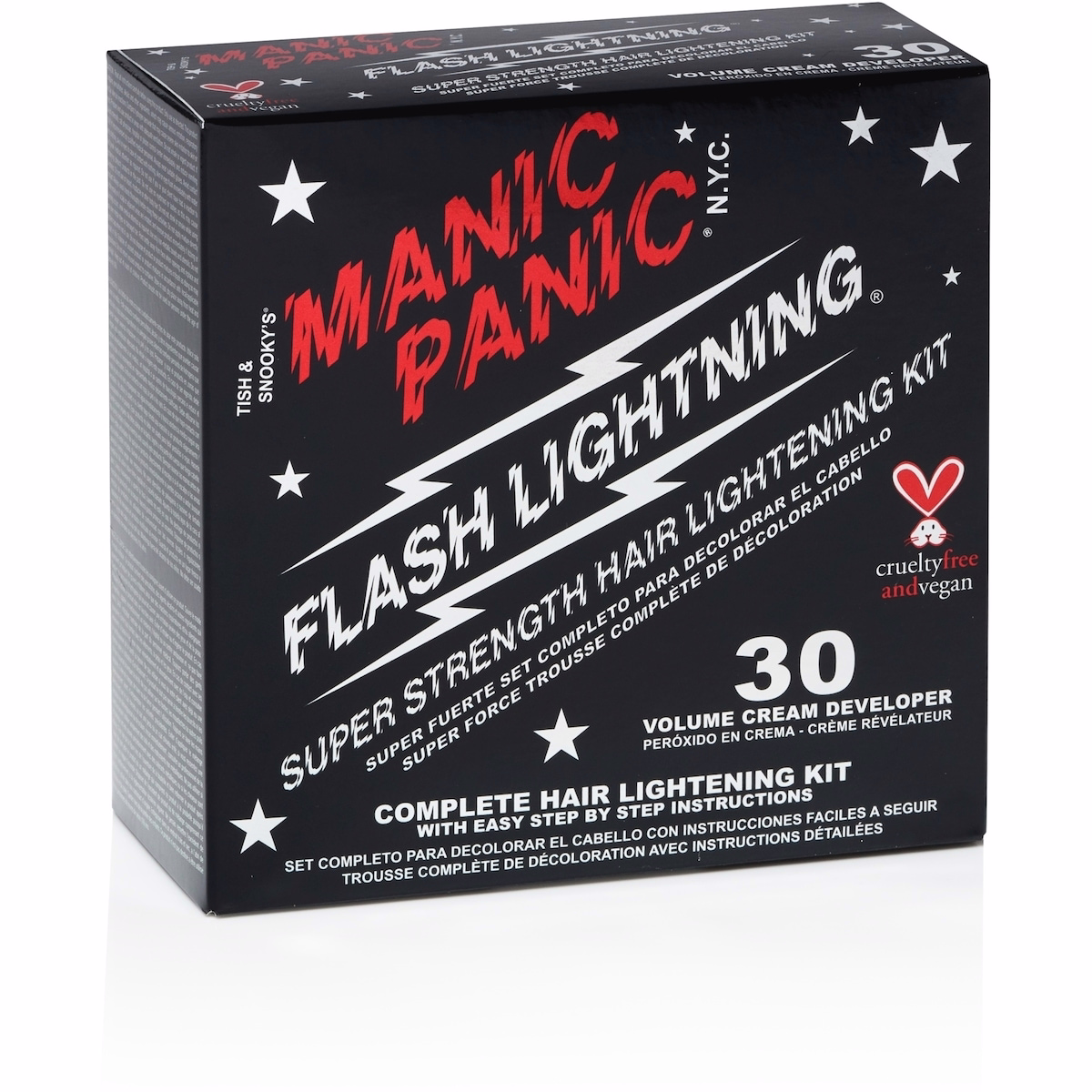 Flash lightning decolorant kit