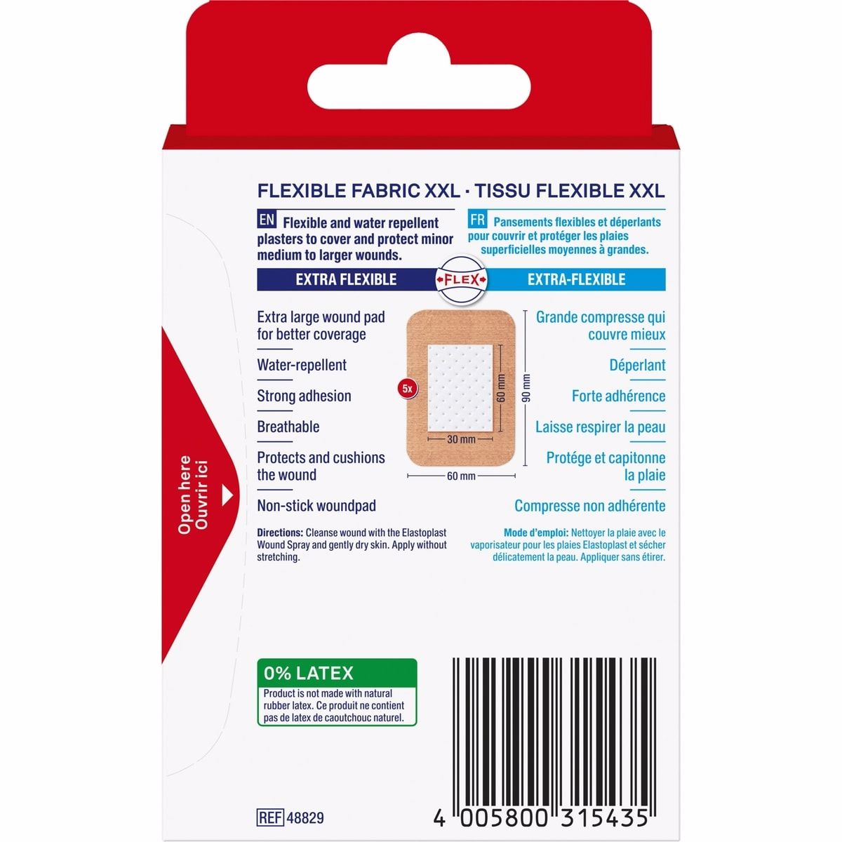 Flexible Fabric XXL Adhesive Bandages