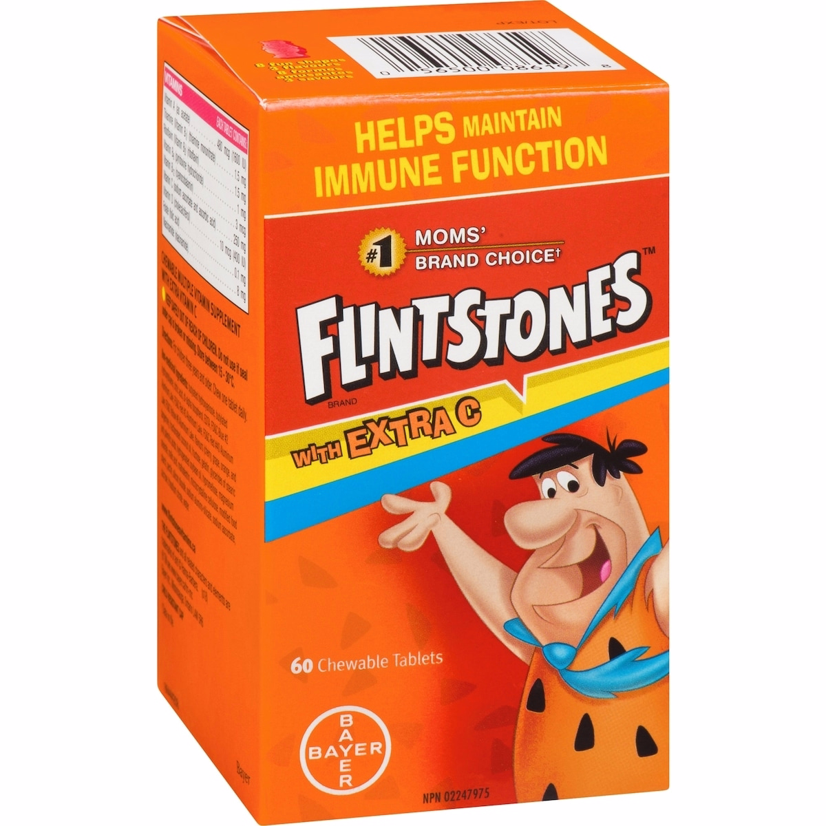 FLINTSTONES Multivitamins with Extra C for Kids, Helps with Normal Growth and Development