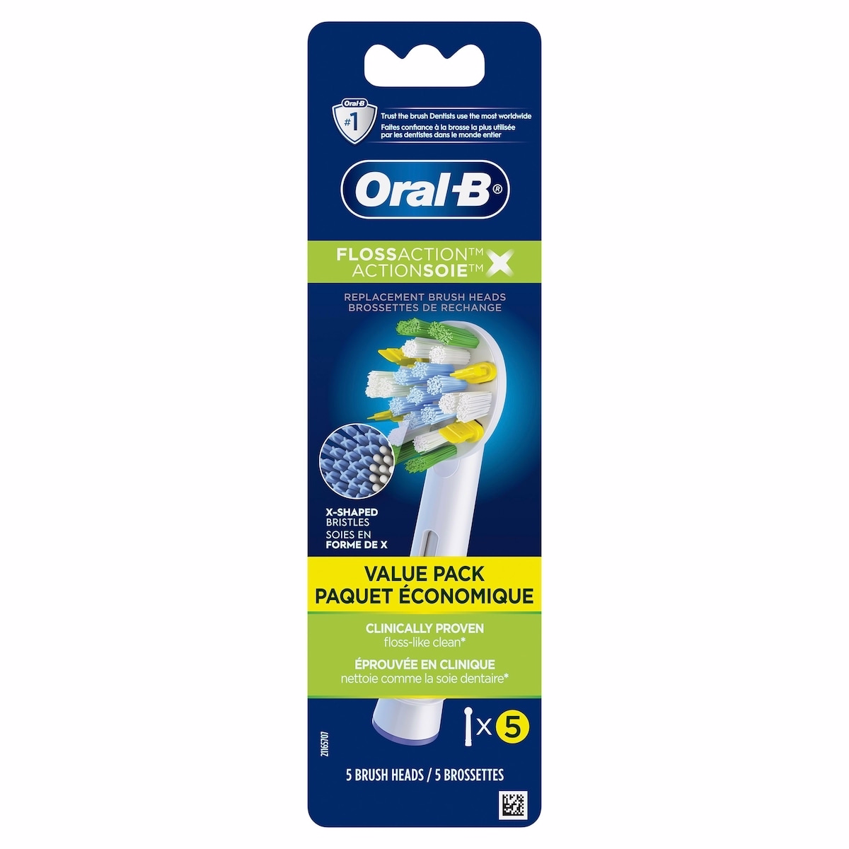 FlossAction Electric Toothbrush Replacement Brush Heads