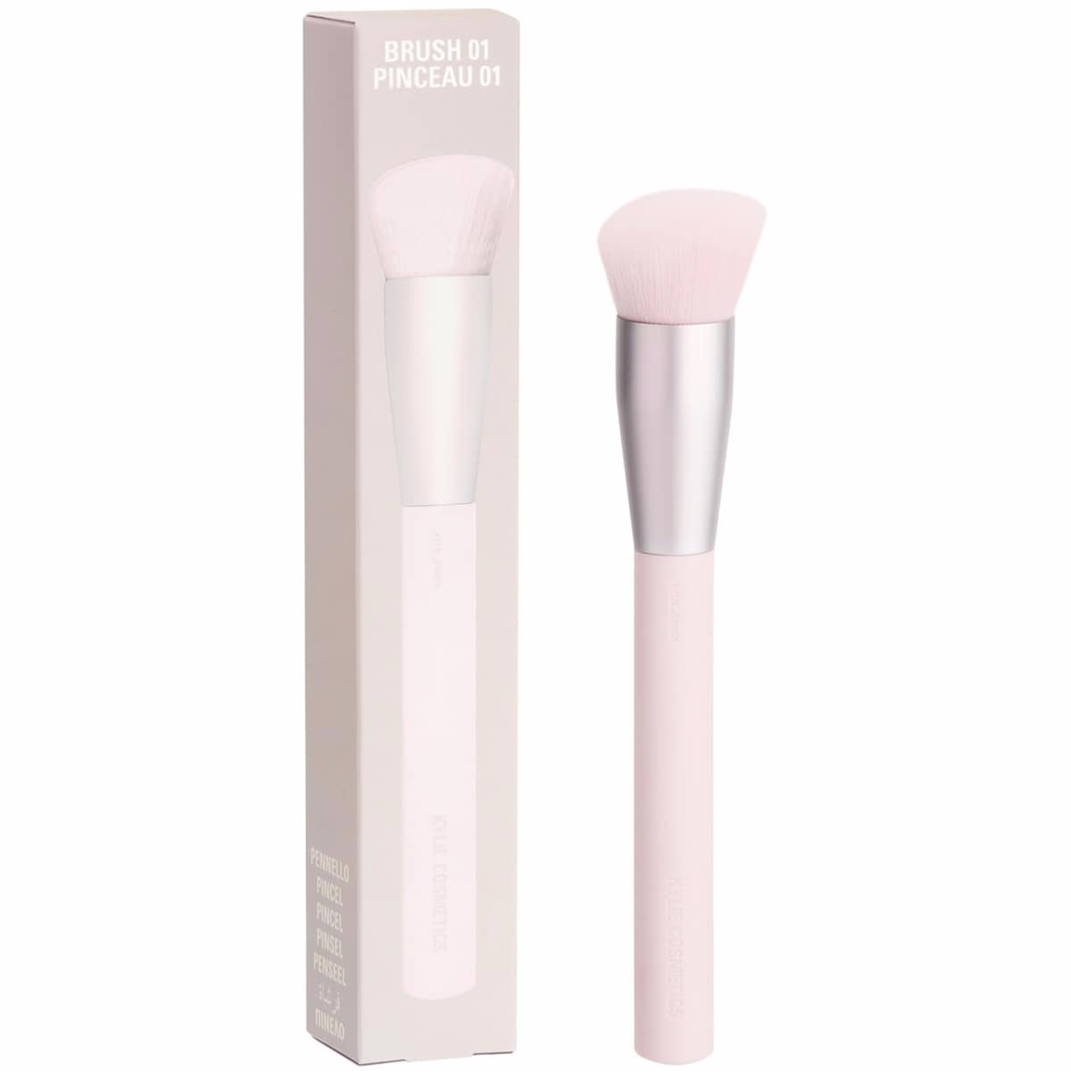 Foundation Brush 01, cruelty-free, vegan, angled, ultra-soft