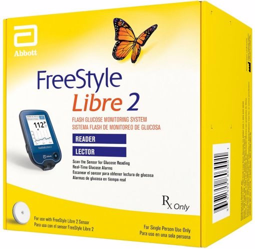 Freestyle Libre 2 Flash Glucose Monitoring System Reader 2 1ea