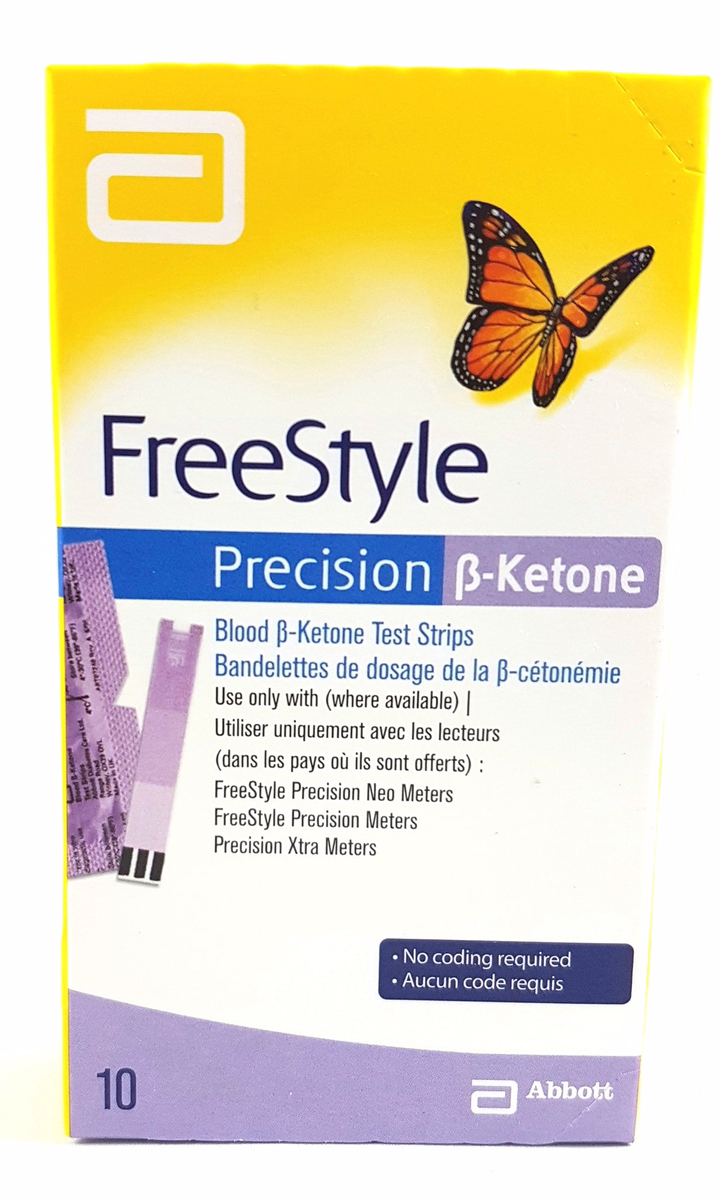 Freestyle Precision Bld Ketone Teststrips 10's Freestyle Precision Bld Ketone Teststrips 10's