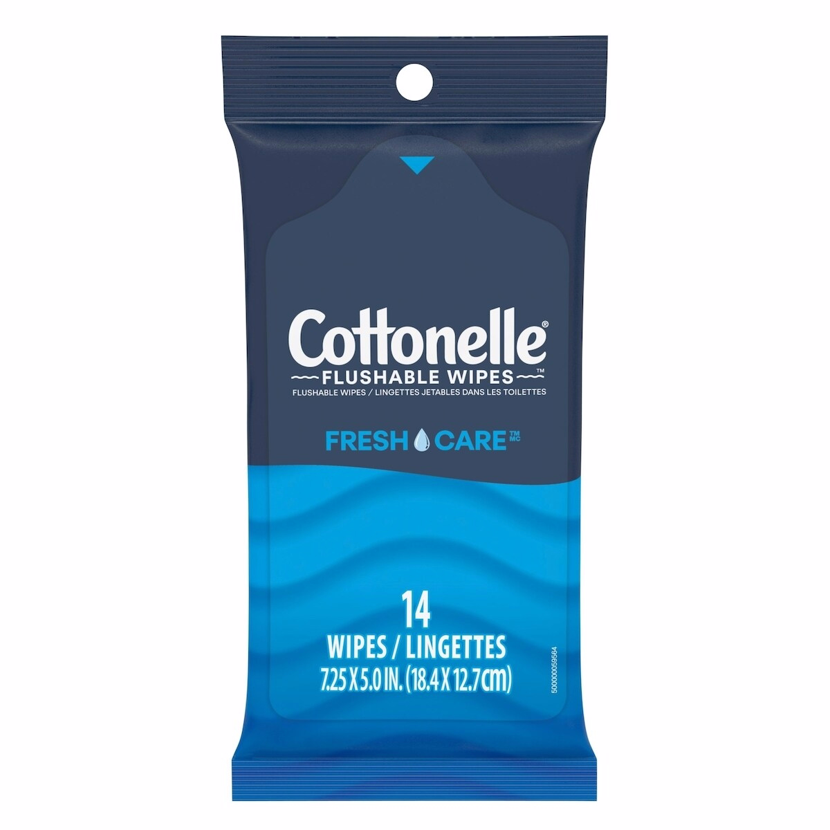 Fresh Care On-The-Go Flushable Wet Wipes, Adult Wet Wipes