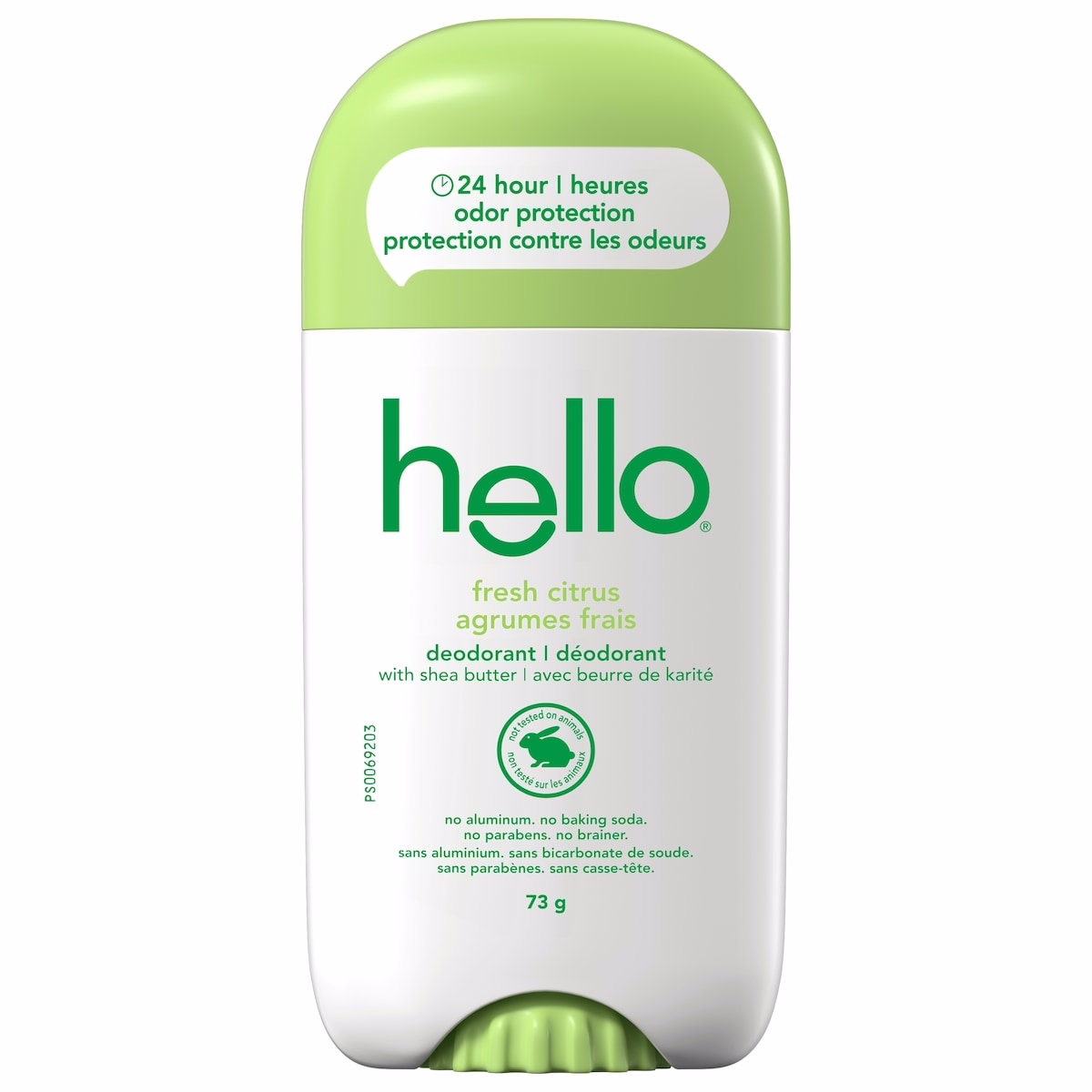 Fresh Citrus Aluminum Free Deodorant for Women and Men