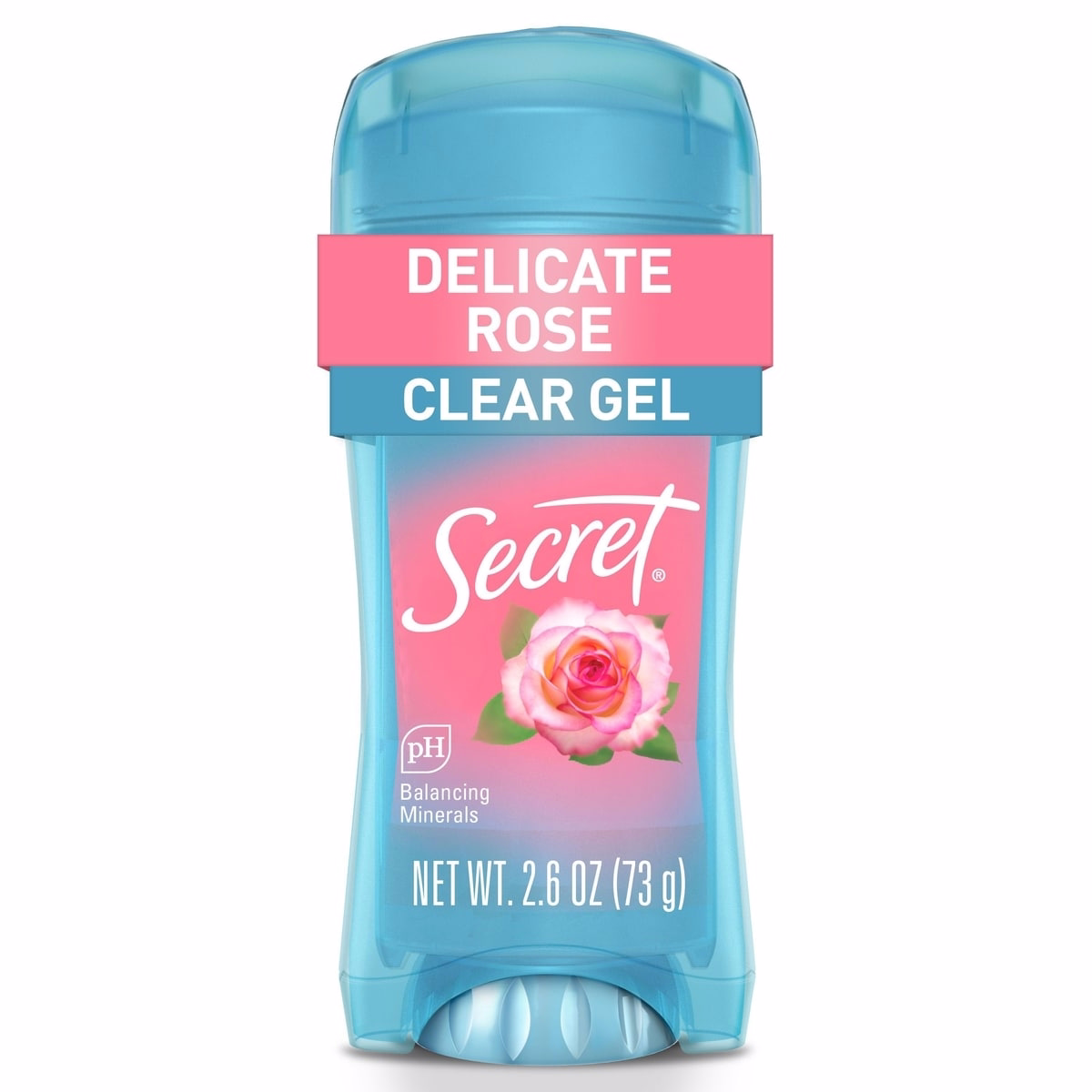 Fresh Clear Gel Antiperspirant and Deodorant for Women, Delicate Rose Scent