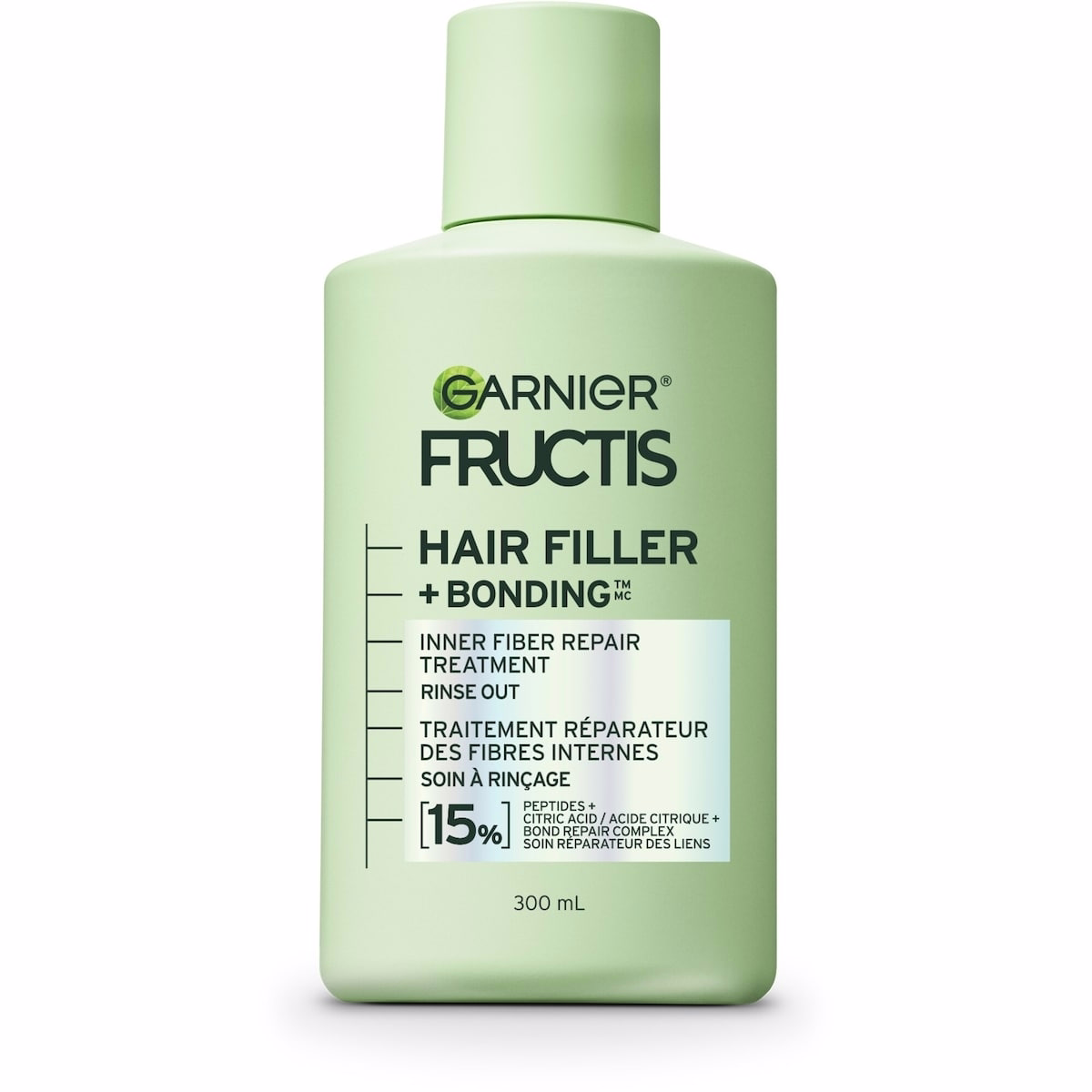 Fructis Hair Filler + Bonding Fiber Repair Pre-Shampoo Treatment, For Damaged Hair, Repairs & Strengthens Broken Bonds, Fills Hair with Strength 7 Lay