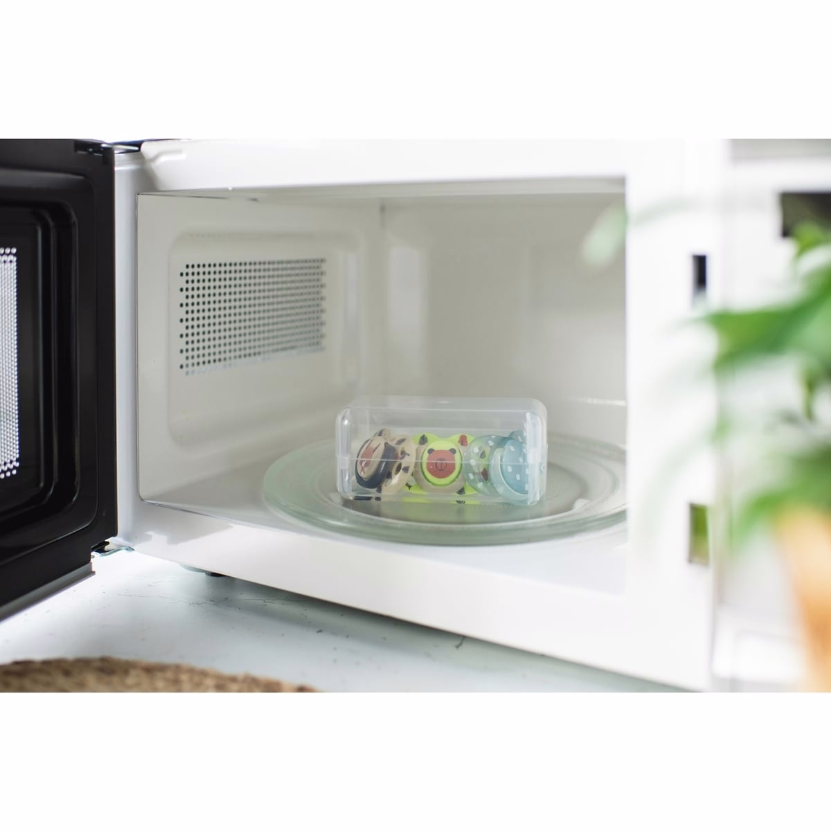 Fun Style Pacifier and Fun Style Night Glow in the Dark Pacifier, Symmetrical Design, BPA-Free, Includes Sterilizer Box, (6-18m) Fun Style Pacifier and Fun Style Night Glow in the Dark Pacifier, Symmetrical Design, BPA-Free, Includes Sterilizer Box, (6-18m)