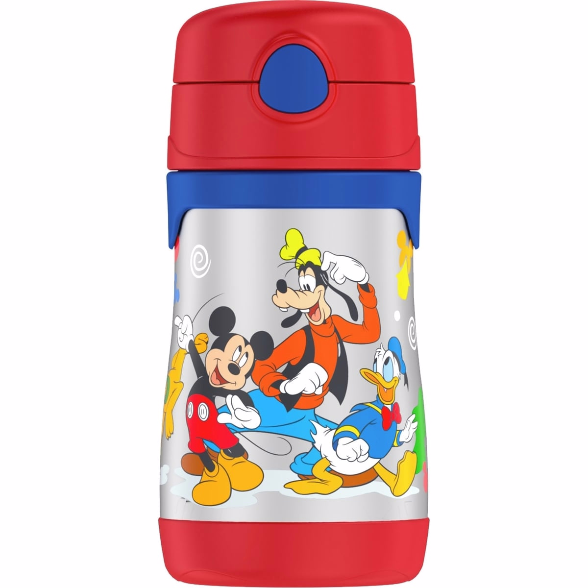 Bouteille d'eau FUNtainer® avec paille Mickey Mouse Clubhouse