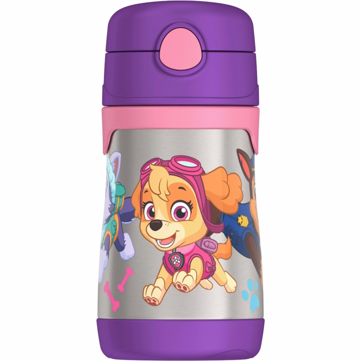 Bouteille FUNtainer avec paille Paw Patrol (Fille)