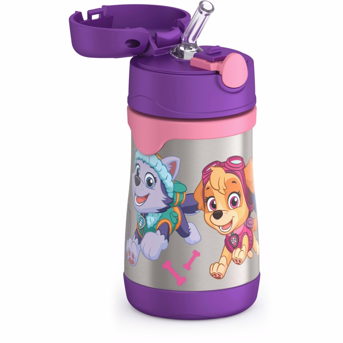 Bouteille FUNtainer avec paille Paw Patrol (Fille)