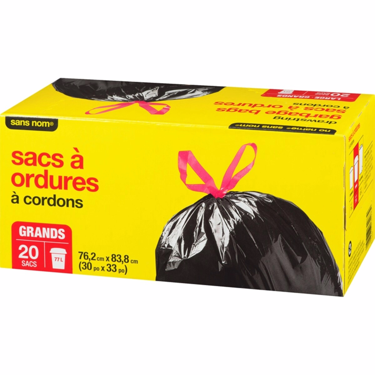 抽繩式大型垃圾袋 77 公升 抽繩式大型垃圾袋 77 公升