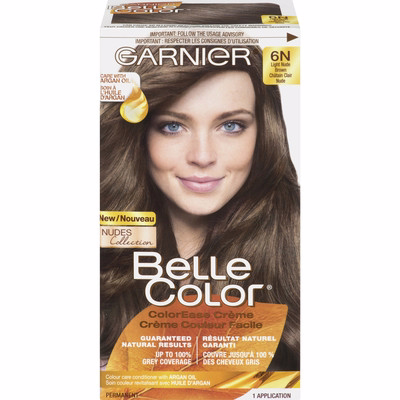 Garnier Belle Color 6n Light Nude Brown 1.0 Ea